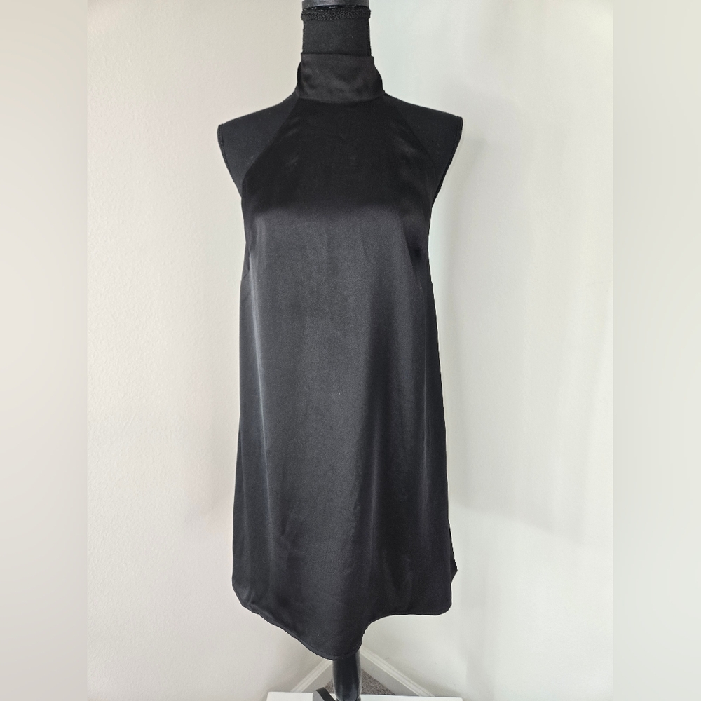 Black Backless Mini Dress
